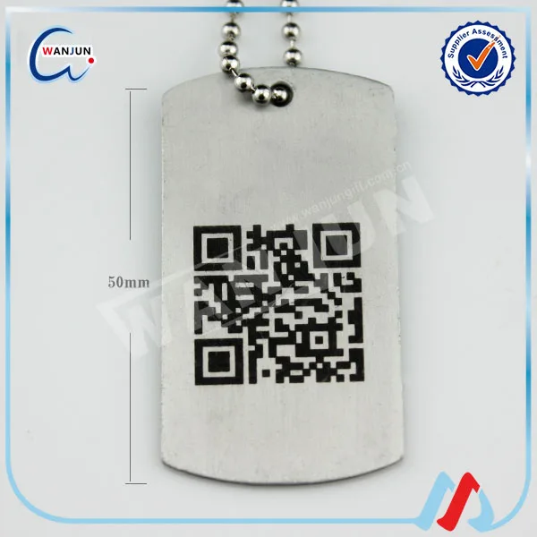 QR Code Dog ID Tag