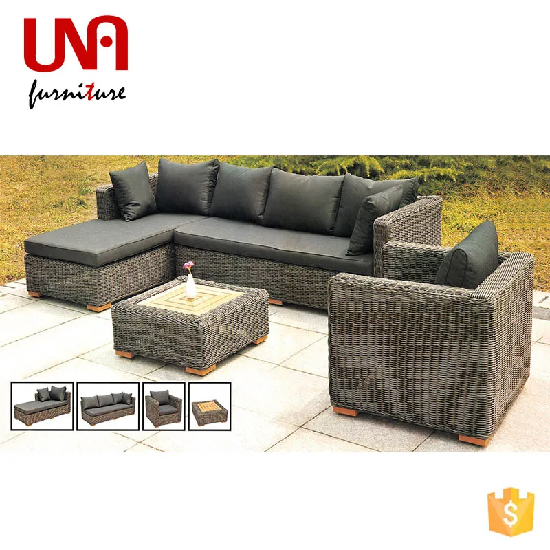 Una Rotan Furniture Modern Style Lounger Patio Sofa Set On Sale Buy