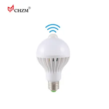 Pir Motion Sensor Lamp 5w 7w 9w 12w E27 220v Led Bulb Lights Auto Pir Motion Sensor Lamp 5w 7w 9w 12w E27 220v Led Bulb Lights Auto Smart Sound