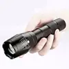 Zoom Focus Aluminum alloy 10W 1000 Lumens 5Modes Light Tail Button 18650 Tactical Flashlight