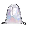 European fashion shoulder bag laser backpack for student Gym drawstring Bag Travel Backpack