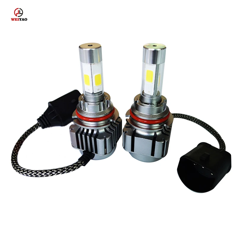 Wholesale 4 Sides Led Headlight Three Colors Led Headlight V8 For