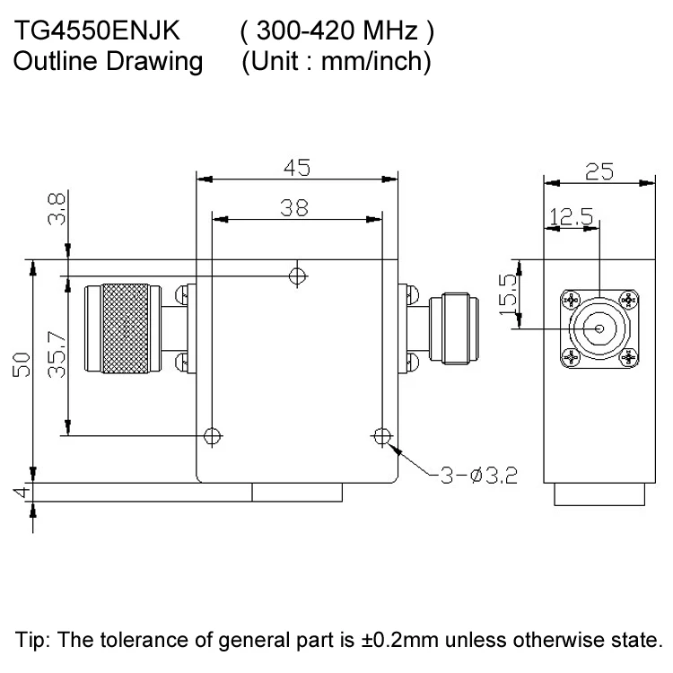 Connector RF Broadband Isolator Manufacture