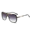 Top selling custom logos 2018 italy ce uv400 HD lens and metal frame sunglasses for men