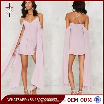 Lavender Chiffon Dress with Sleeves