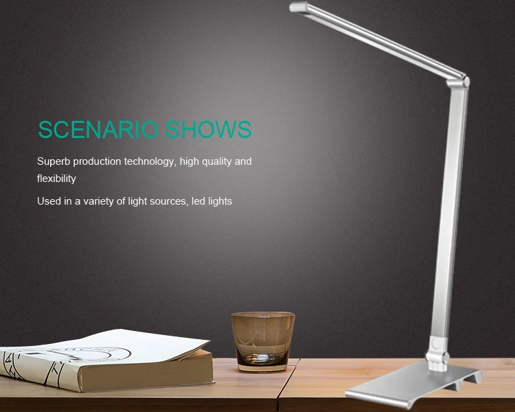 CE Rohs FCC ETL Approved Slim Aluminium Alloy LED Table Lamp Desk Lamp For Gift