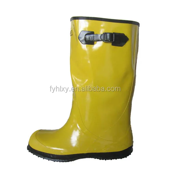 yellow rubber boots mens