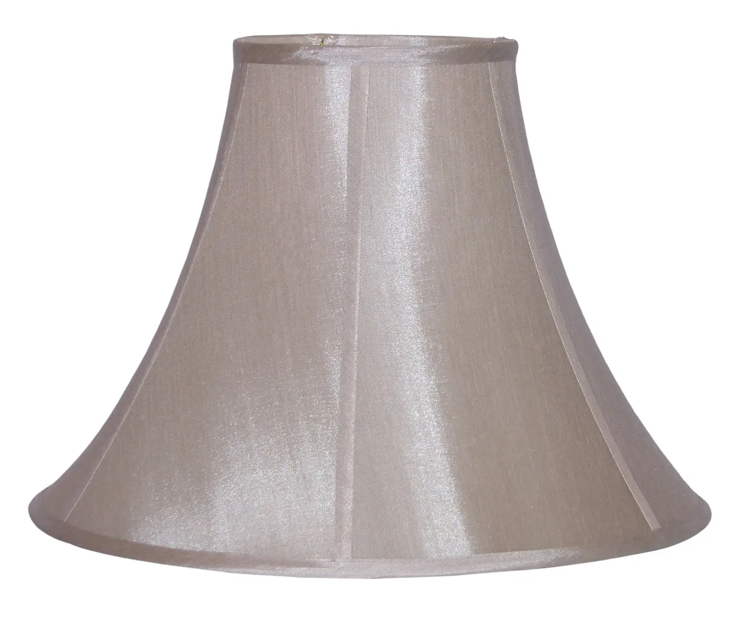 Lamp Factory A Ray Of Light 12" H Empire Bronze Pongee Silk Bell Lamp Shade