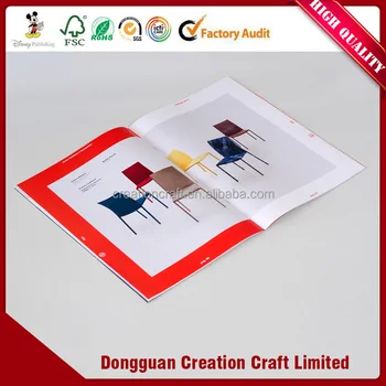 classical design paper brochure pamphlet supplier with non toxic