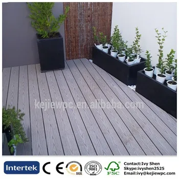 Wpc Exterior Floor Waterproof Wood Plastic Composite Decking Boards Wpc Exterior Floor Waterproof Wood Plastic Composite Decking Boards With Grooves Dark Grey Color