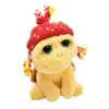 Christmas Bears 31885 r211 Shelly Winter Turtle Teddy Bear with red plush hat on