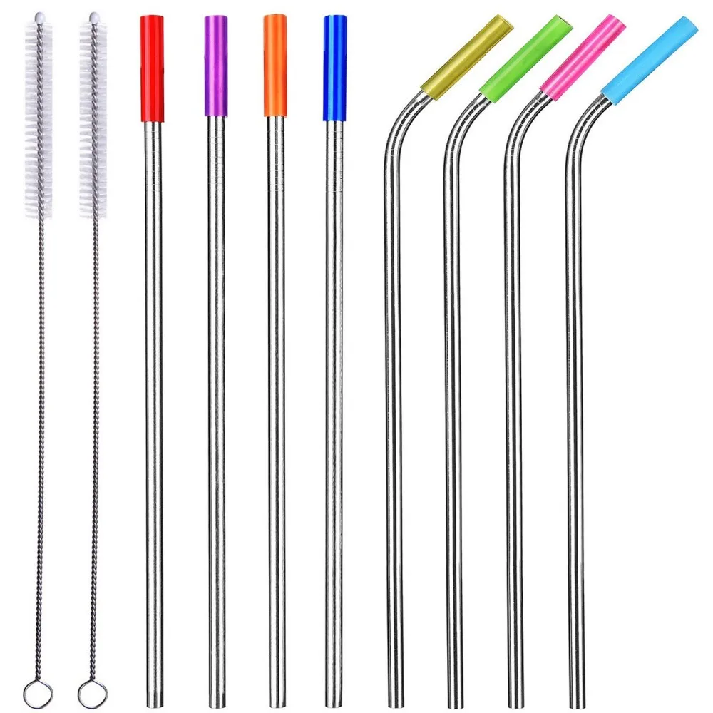 Amazon Best Seller Reusable Replacement Metal Drinking Straws,Stainless