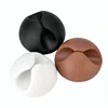CC-908 plastic self adhesive cable wire clips black desk cable wall clips organizer cord management usb cable holder