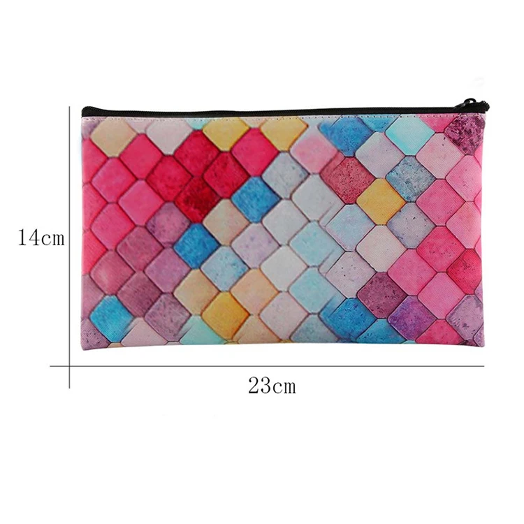 Small Makeup Brush Bag For Purse Cute Mini Cosmetic Case Glitter Pencil