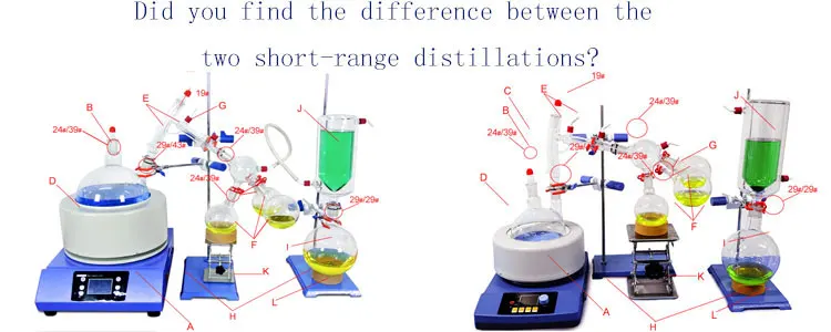 Lab Complete Set Vacuum Short Path Distillation Equipment