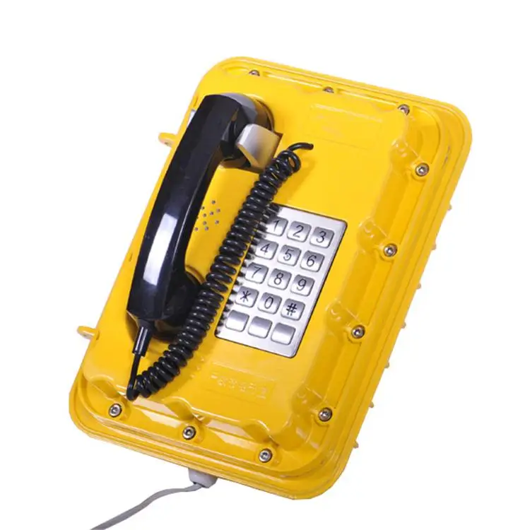 Auto-Dial Mining telephone with Durable Handset Industrial Explosion proof Telephone for Hazardous Areas