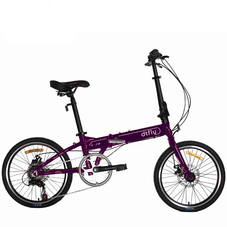 pink folding bike