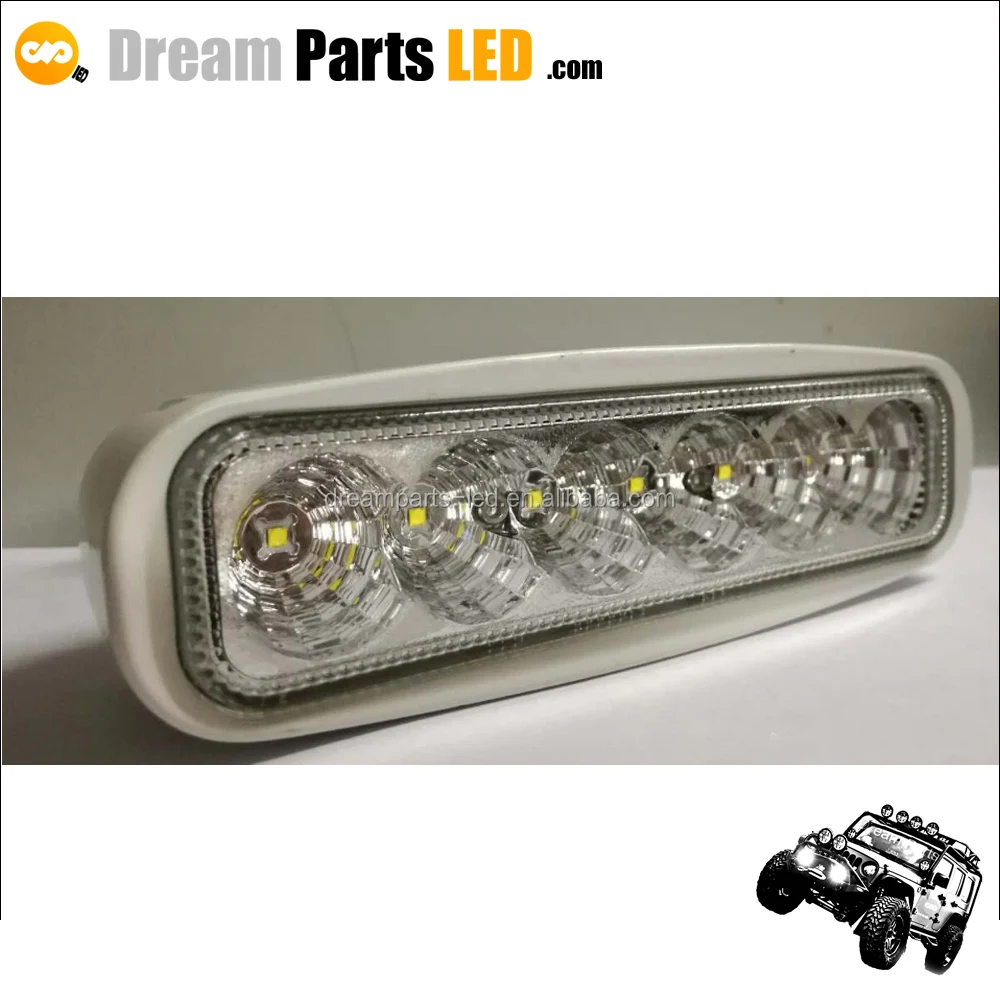 6.5 inch 60w Spot Flood BEAM led work lights with USA LED OVAL shape 12v 24v DC waterproor IP67