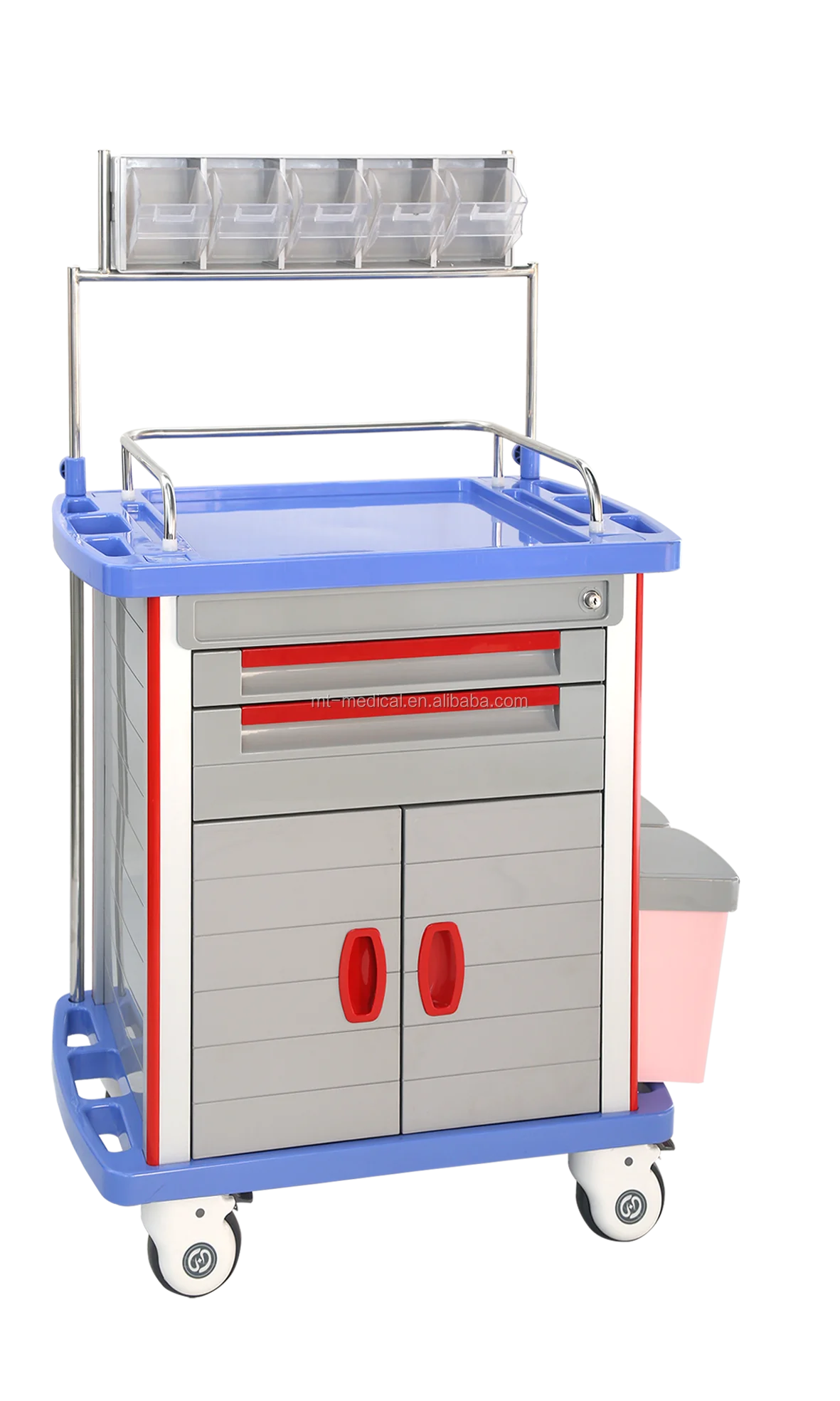 Commerical funiture general use hospital ABS anesthesia trolley