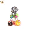 Wholesale Latest Donut Bread Candy Keychain Keyring as promotion gift