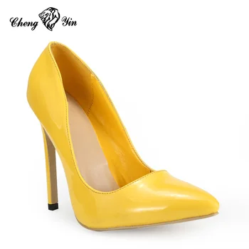 cheap yellow heels