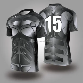 Sublimated Heros Rugby Jersey- Batmen - Buy Sublimated Rugby Jersey