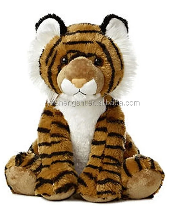 Assorted Plush Stuffed Farm Animals Plush Lion Tiger Toys Soft Animal