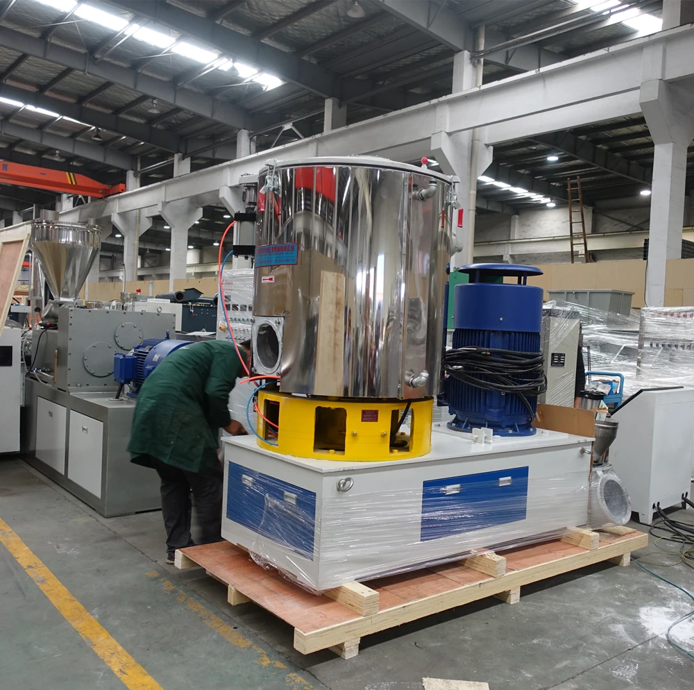 Shr Plastic Raw Material High Speed Mixer Machine For Mixing Powder And