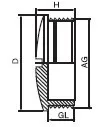 Cable gland PG MG plastic metal Hawke cable gland