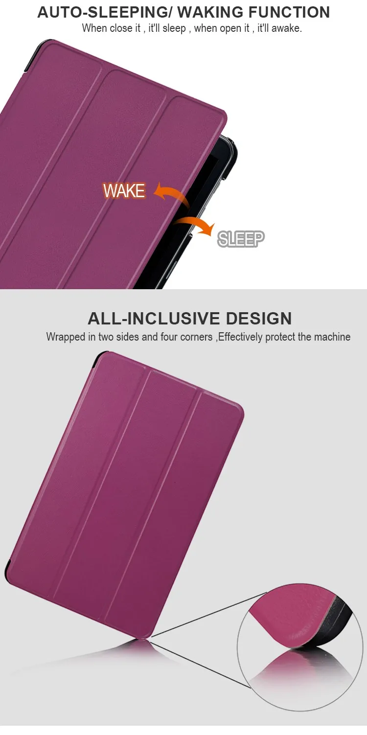 Luxury Flip Leather Pu Shockproof Tablet Cover Case For