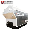 Packaged Shell 1Ton/h Hot Water Generation Wood Fired Central Heating Boiler