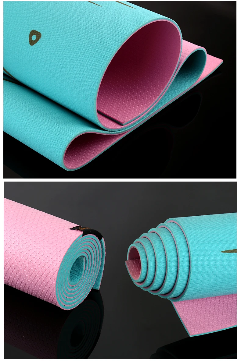 Nicegood High Density Eco Friendly Organic Pvc Yoga Mat Private Label