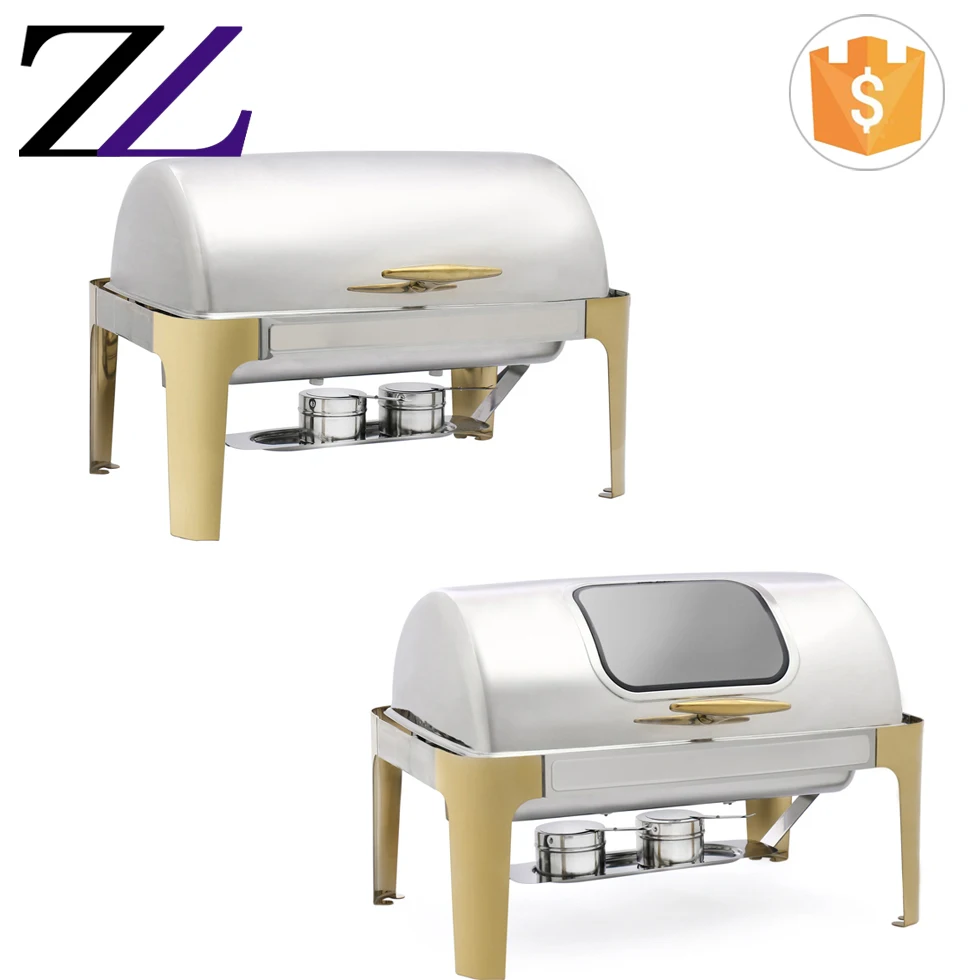 Modern Catering Buffet Food Warmer Large 9l Decorative Fancy Roll Top