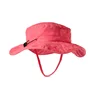 Kids Safari Hat Sun Protective Zone UPF 50+ Child Block UV Rays Shade Pink Girls