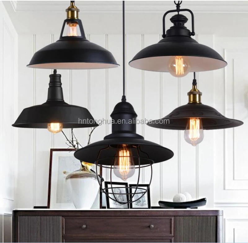 Different Types Industrial Vintage Pendant Light Loft Ceiling Lights