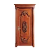 Luxury carved design solid wooden door front timber door