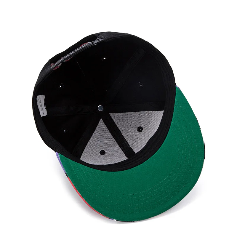Wholesale Starter Caps Organic Casquette Snapback Hats With Green Under ...