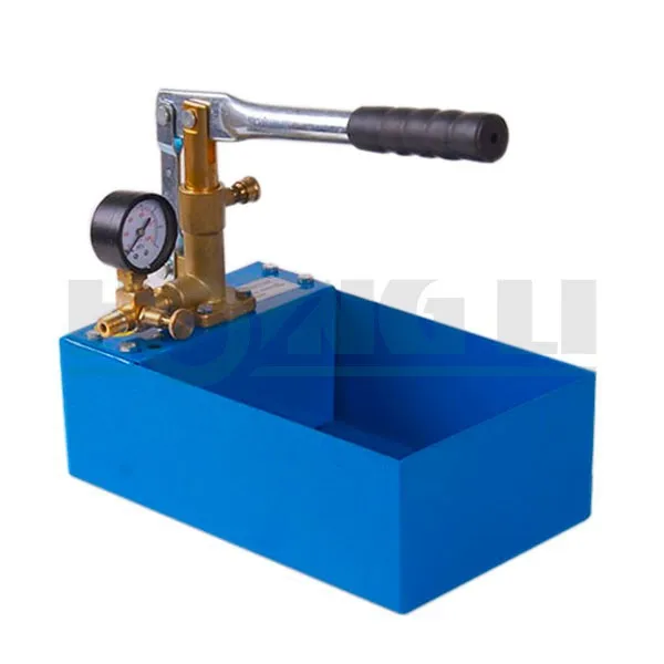 Flujo 2.5MPa Hidr/áulico Presi/ón Bomba de Prueba de Presi/ón herramienta manual de prueba de Agua Tuber/ía Prueba Bomba 13ml tiempo