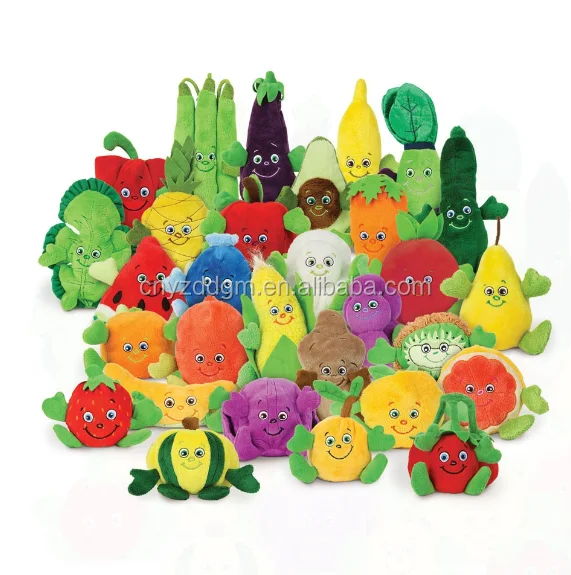 plush vegetables