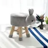 Living room kids seat foot stool children soft dressing wood stool indoor mini furniture Lovely baby cute furniture