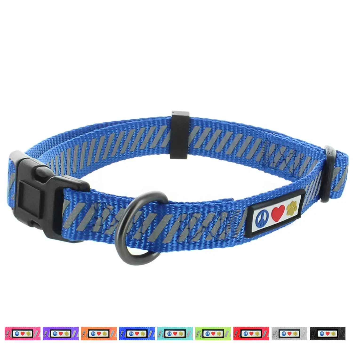 blue puppy collar