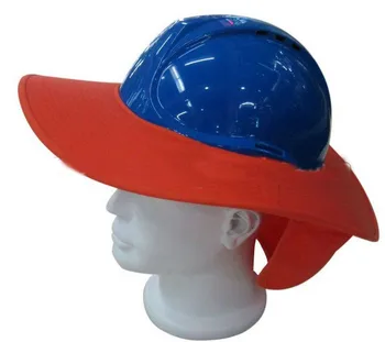 hard hat brim & neck flap