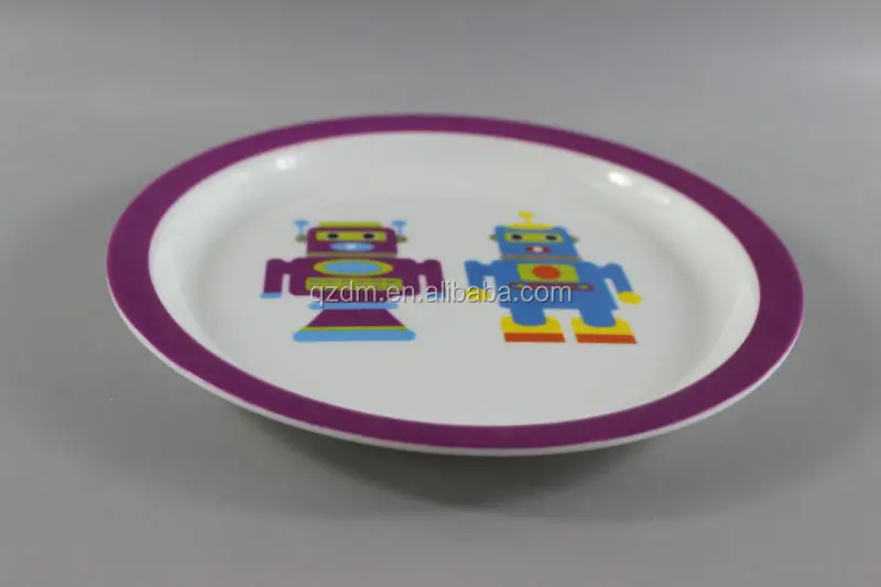 100% Melamine Dinner Plate For Baby
