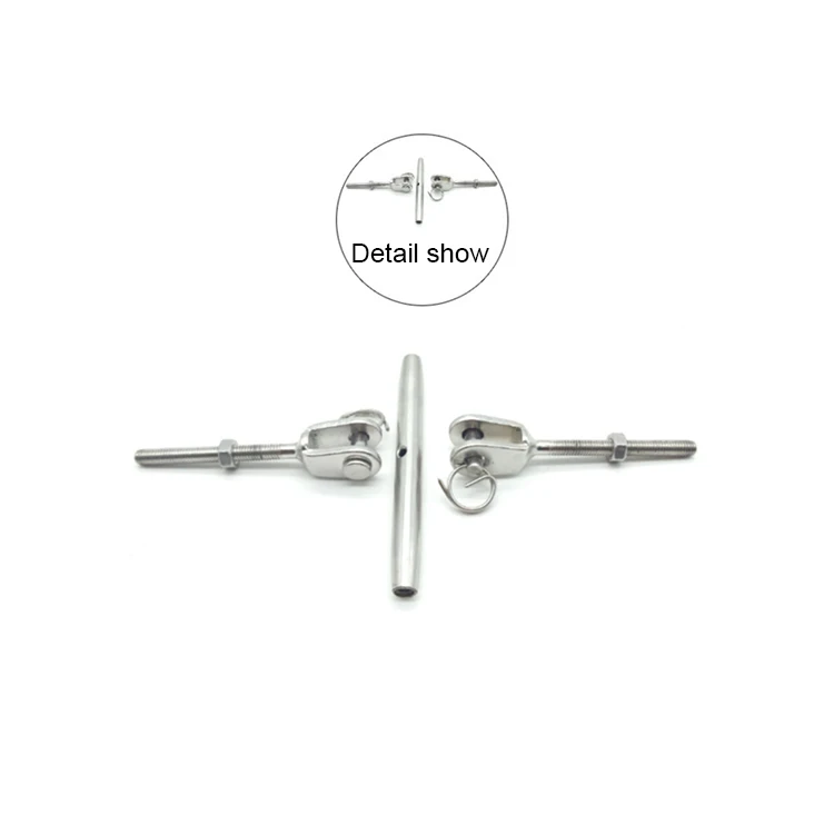 Factory Supplier Stainless Steel Jaw&Jaw European Type Closed Body Cable Turnbuckle