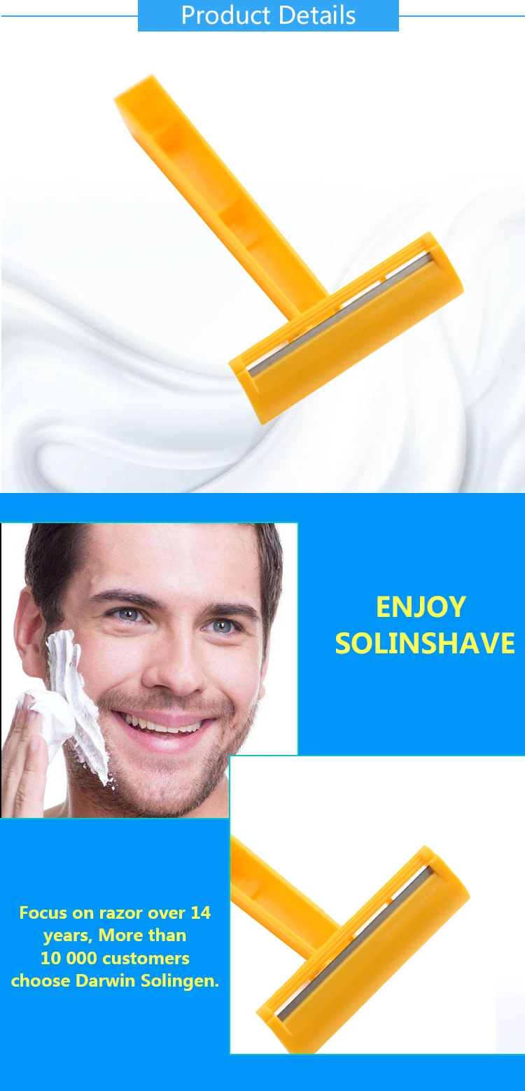 One Blade Without Lubricant Strip,Yes Disposable Shaving Razor,Men