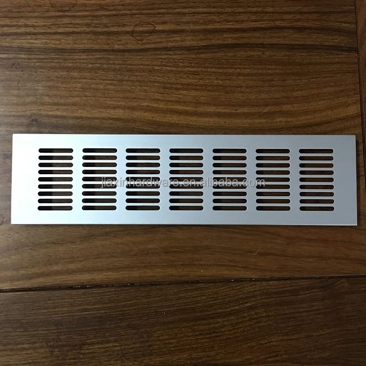 80mm Width Aluminum Air Ventilation Decorative Grille Cover For