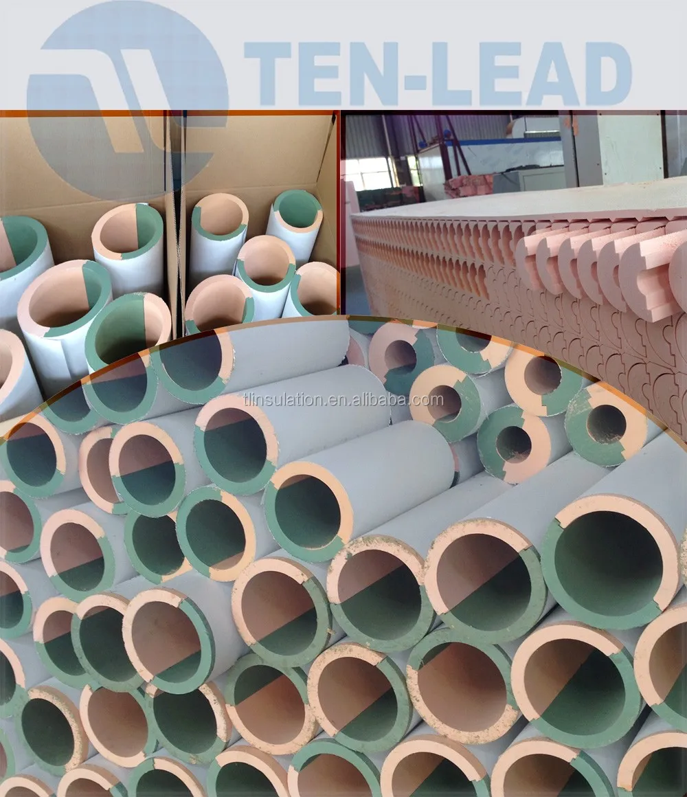 Phenolic Foam pipe Insulation , phenolic pipe Supports, LNG pipe insulation, cool and hot water pipe insulation