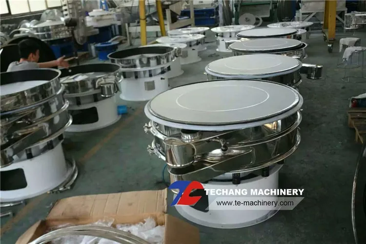 China supplier rotating vibro sieve / organic fertilizer sieve machine