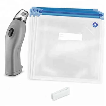 Hand Held Food Vacuum Sealer Pump Handheld Bag For