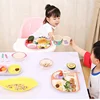 creative bio bamboo fiber kids tableware for children high quality children dinnerware